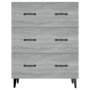 Aparador de madera de ingeniería gris Sonoma 69,5x34x90 cm de vidaXL, Aparadores - Ref: Foro24-817349, Precio: 92,26 €, Descu...