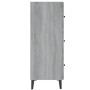 Sonoma gray engineered wood sideboard 69.5x34x90 cm by vidaXL, Sideboards - Ref: Foro24-817349, Price: 91,99 €, Discount: %