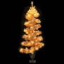 Spiralförmiger Weihnachtsbaum mit Blumentopf und weißen PVC-LEDs 120 cm von vidaXL, Weihnachtsbäume - Ref: Foro24-344652, Pre...