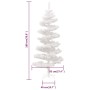 Árbol de Navidad espiral con soporte y LEDs blanco PVC 180 cm de vidaXL, Arboles de navidad - Ref: Foro24-344654, Precio: 51,...