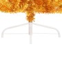 Half artificial Christmas tree with golden PVC support 180 cm by vidaXL, Christmas trees - Ref: Foro24-344692, Price: 24,21 €...