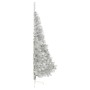 Half artificial Christmas tree and silver PVC support 180 cm by vidaXL, Christmas trees - Ref: Foro24-344697, Price: 26,79 €,...