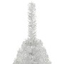 Half artificial Christmas tree and silver PVC support 180 cm by vidaXL, Christmas trees - Ref: Foro24-344697, Price: 26,79 €,...