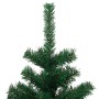 Spiral Christmas tree with pot and LED green PVC 120 cm by vidaXL, Christmas trees - Ref: Foro24-344649, Price: 29,63 €, Disc...