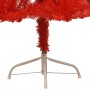 Half artificial Christmas tree with red PVC support 240 cm by vidaXL, Christmas trees - Ref: Foro24-344689, Price: 37,75 €, D...