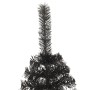 Half artificial Christmas tree with black PVC support 240 cm by vidaXL, Christmas trees - Ref: Foro24-344679, Price: 38,73 €,...