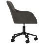 Silla de oficina giratoria de terciopelo gris oscuro de vidaXL, Sillas de oficina - Ref: Foro24-344868, Precio: 87,99 €, Desc...