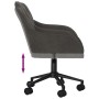 Silla de oficina giratoria de terciopelo gris oscuro de vidaXL, Sillas de oficina - Ref: Foro24-344868, Precio: 87,99 €, Desc...