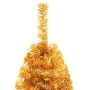 Half artificial Christmas tree with golden PVC support 240 cm by vidaXL, Christmas trees - Ref: Foro24-344694, Price: 32,91 €...