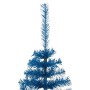 Half artificial Christmas tree with blue PVC support 240 cm by vidaXL, Christmas trees - Ref: Foro24-344684, Price: 36,99 €, ...