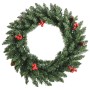 Artificial Christmas Trees 2pcs wreath, garland and LED by vidaXL, Christmas trees - Ref: Foro24-344648, Price: 66,49 €, Disc...