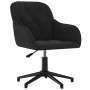 Black velvet swivel office chair by vidaXL, Office chairs - Ref: Foro24-344862, Price: 105,99 €, Discount: %