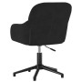 Black velvet swivel office chair by vidaXL, Office chairs - Ref: Foro24-344862, Price: 105,99 €, Discount: %