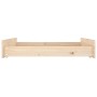 Cajones de cama 2 unidades madera maciza de pino de vidaXL, Camas y accesorios - Ref: Foro24-814989, Precio: 86,47 €, Descuen...