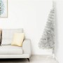 Halber künstlicher Weihnachtsbaum und silberne PVC-Stütze 150 cm von vidaXL, Weihnachtsbäume - Ref: Foro24-344696, Preis: 22,...