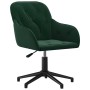 Dark Green Velvet Swivel Office Chair by vidaXL, Office chairs - Ref: Foro24-344858, Price: 92,38 €, Discount: %