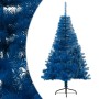 Halbkünstlicher Weihnachtsbaum mit blauem PVC-Träger, 150 cm von vidaXL, Weihnachtsbäume - Ref: Foro24-344681, Preis: 21,32 €...