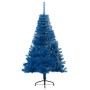 Halbkünstlicher Weihnachtsbaum mit blauem PVC-Träger, 150 cm von vidaXL, Weihnachtsbäume - Ref: Foro24-344681, Preis: 21,32 €...