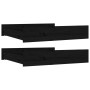 Cajones de cama 2 unidades madera maciza de pino negro de vidaXL, Camas y accesorios - Ref: Foro24-814988, Precio: 111,13 €, ...