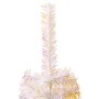 Árbol Navidad artificial puntas iridiscentes PVC blanco 210 cm de vidaXL, Arboles de navidad - Ref: Foro24-344636, Precio: 31...