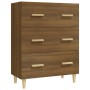 Oak brown plywood sideboard 70x34x90 cm by vidaXL, Sideboards - Ref: Foro24-817347, Price: 75,21 €, Discount: %