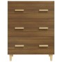 Aparador madera contrachapada marrón roble 70x34x90 cm de vidaXL, Aparadores - Ref: Foro24-817347, Precio: 75,10 €, Descuento: %