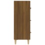 Aparador madera contrachapada marrón roble 70x34x90 cm de vidaXL, Aparadores - Ref: Foro24-817347, Precio: 75,10 €, Descuento: %