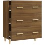 Aparador madera contrachapada marrón roble 70x34x90 cm de vidaXL, Aparadores - Ref: Foro24-817347, Precio: 75,10 €, Descuento: %