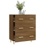 Oak brown plywood sideboard 70x34x90 cm by vidaXL, Sideboards - Ref: Foro24-817347, Price: 75,21 €, Discount: %