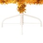 Half artificial Christmas tree with golden PVC support 150 cm by vidaXL, Christmas trees - Ref: Foro24-344691, Price: 21,32 €...