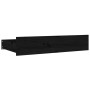 Cajones de cama 4 unidades madera maciza de pino negro de vidaXL, Camas y accesorios - Ref: Foro24-815003, Precio: 97,85 €, D...