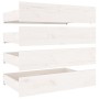 Bed drawers 4 units solid white pine wood by vidaXL, Beds and accessories - Ref: Foro24-815000, Price: 144,51 €, Discount: %