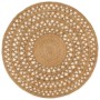 Jute Round Hand Braided Area Rug 120cm by vidaXL, Rugs - Ref: Foro24-344958, Price: 55,99 €, Discount: %