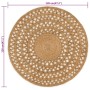 Jute Round Hand Braided Area Rug 120cm by vidaXL, Rugs - Ref: Foro24-344958, Price: 55,99 €, Discount: %