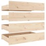 Cajones de cama 4 unidades madera maciza de pino de vidaXL, Camas y accesorios - Ref: Foro24-814999, Precio: 131,79 €, Descue...