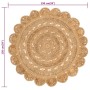 Jute Round Hand Braided Area Rug 150cm by vidaXL, Rugs - Ref: Foro24-344967, Price: 107,15 €, Discount: %