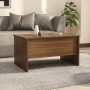 Engineered wood brown oak coffee table 80x50x42.5 cm by vidaXL, Coffee table - Ref: Foro24-819295, Price: 63,99 €, Discount: %