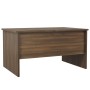 Engineered wood brown oak coffee table 80x50x42.5 cm by vidaXL, Coffee table - Ref: Foro24-819295, Price: 63,99 €, Discount: %