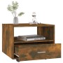 Engineered wood smoked oak coffee table 55x55x40 cm by vidaXL, Coffee table - Ref: Foro24-816937, Price: 47,64 €, Discount: %