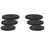 Cast iron weight plates 6 pieces 30 kg by vidaXL, free weight - Ref: Foro24-93639, Price: 130,61 €, Discount: %