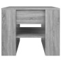 Mesa de centro madera contrachapada gris Sonoma 55,5x55x45 cm de vidaXL, Mesas de centro - Ref: Foro24-816932, Precio: 47,47 ...