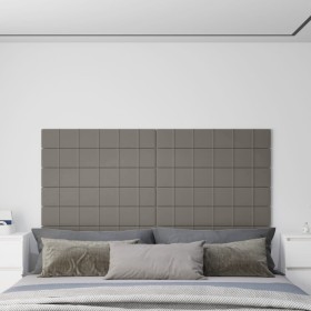 Wall panels 12 pcs light gray velvet 90x15 cm 1.62 m² by vidaXL, Wall covering - Ref: Foro24-344105, Price: 39,76 €, Discount: %