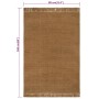 Jute rug with tassels 80x160 cm by vidaXL, Rugs - Ref: Foro24-345002, Price: 38,99 €, Discount: %