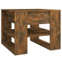 Engineered wood smoked oak coffee table 55.5x55x45 cm by vidaXL, Coffee table - Ref: Foro24-816931, Price: 46,97 €, Discount: %