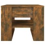 Mesa de centro madera de ingeniería roble ahumado 55,5x55x45 cm de vidaXL, Mesas de centro - Ref: Foro24-816931, Precio: 46,9...