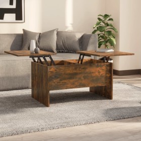 Smoked oak plywood coffee table 80x50x42.5 cm by vidaXL, Coffee table - Ref: Foro24-819293, Price: 70,99 €, Discount: %