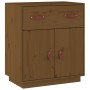 Honey brown solid pine wood sideboard 65.5x40x75 cm by vidaXL, Sideboards - Ref: Foro24-820130, Price: 113,10 €, Discount: %