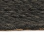 Anthracite and natural jute reversible braided rug 90 cm by vidaXL, Rugs - Ref: Foro24-344981, Price: 26,99 €, Discount: %