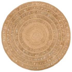 Jute Round Hand Braided Area Rug 180cm by vidaXL, Rugs - Ref: Foro24-344956, Price: 90,54 €, Discount: %