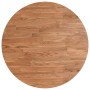 Round light brown oak wood table top Ø50x1.5 cm by vidaXL, Table tops - Ref: Foro24-342960, Price: 32,04 €, Discount: %